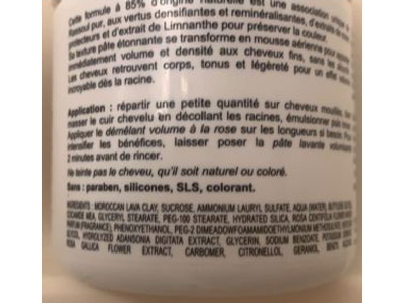 Christophe Robin Cleansing Volumizing Paste, Pure Rassoul Clay And Rose Extracts, 8.33 fl oz/250 mL