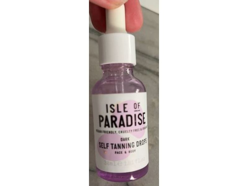 Isle of Paradise Self-Tanning Drops, Dark, 1.01 fl oz/30 mL