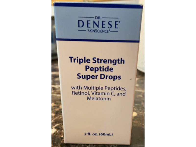 Dr. Denese SkinScience Triple Strength Peptide Super Drops, 2 fl oz/60 mL
