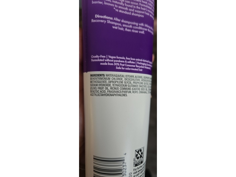 John Frieda Frizz Ease Miraculous Recovery Conditioner, 10.1 fl oz/298 mL