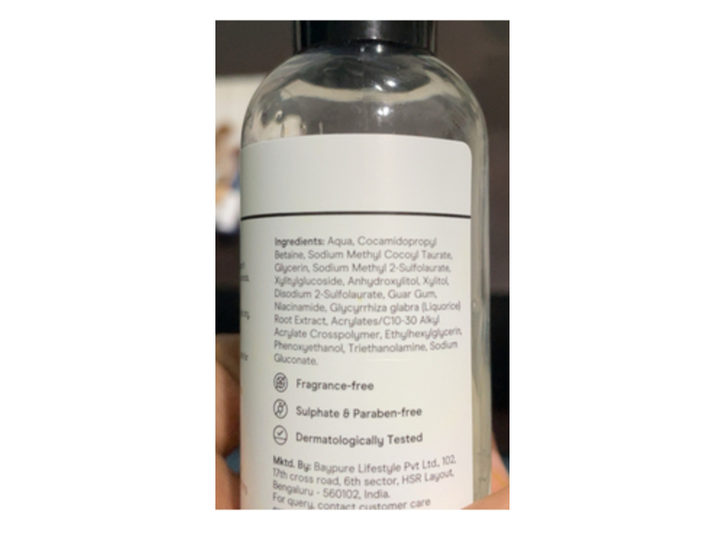 Deconstruct Brightening Face Wash, Niacinamide, 100 mL