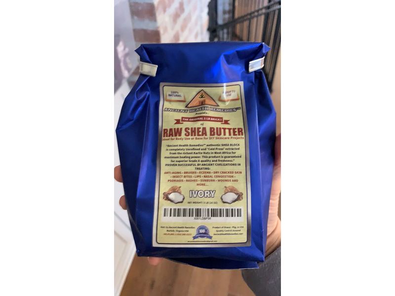 Ancient Health Remedies Raw Shea Butter, 1 lb