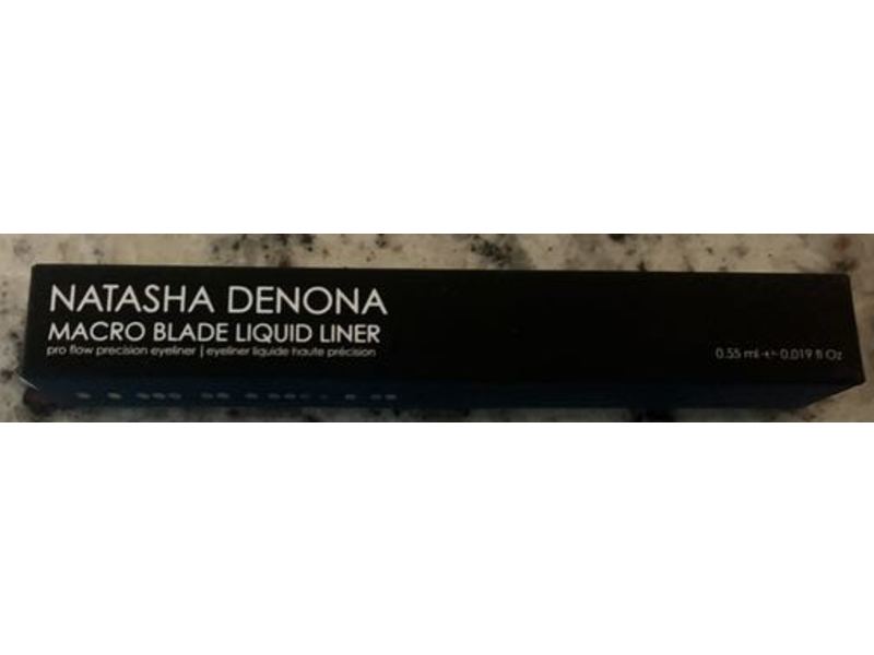 Natasha Denona Macro Blade Liquid Liner, Black, 0.019 oz/ 0.55 mL