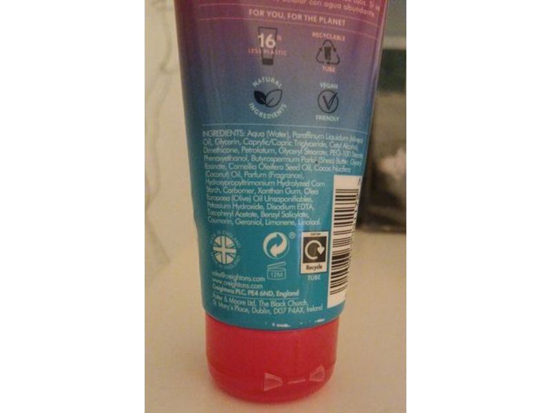 Creightons Frizz No More Curl Enhance Cream, Coconut & Camellia Oil, 3.38 fl oz/100 mL