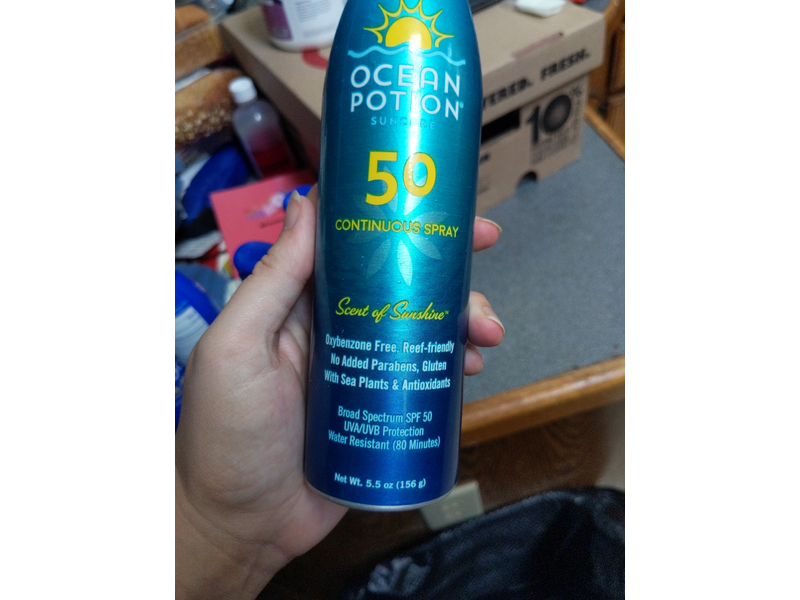 Ocean Potion SPF 50 Continuous Spray, 6 Ounce