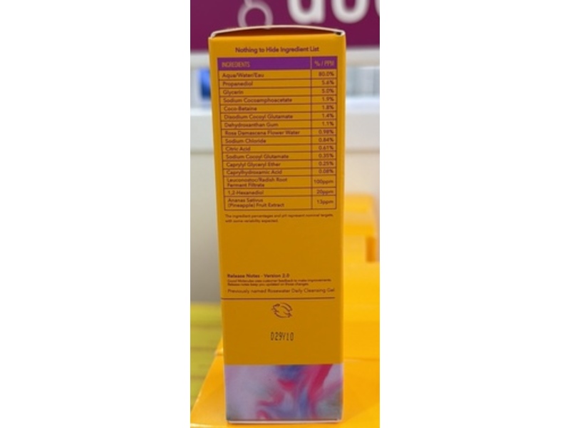 Good Molecules Hydrating Facial Cleansing Gel, 1 fl oz/30 mL