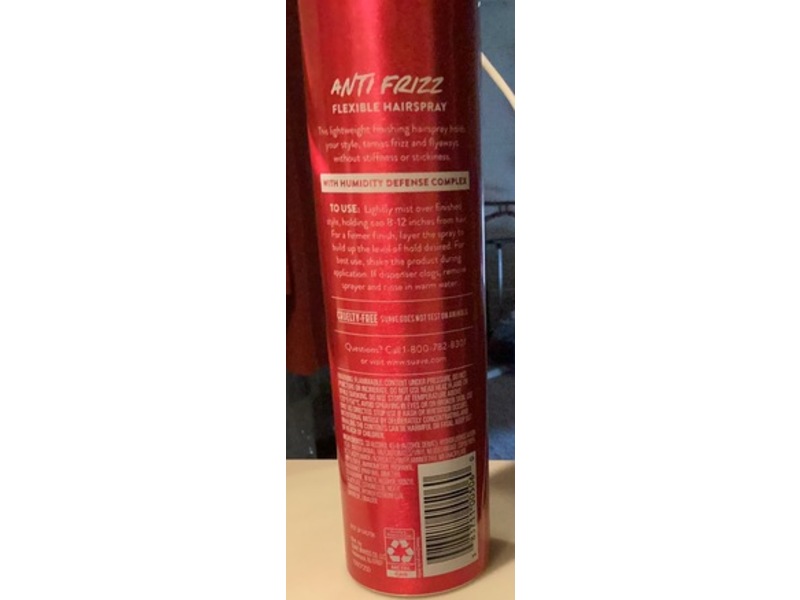 Suave Flexible Hairspray, Anti Frizz, Hold 6, 9.4 oz/266 g