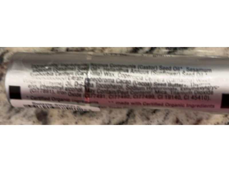 Honeybee Gardens Truly Natural Lipstick, Swizzle, 0.13 oz/3.7 g