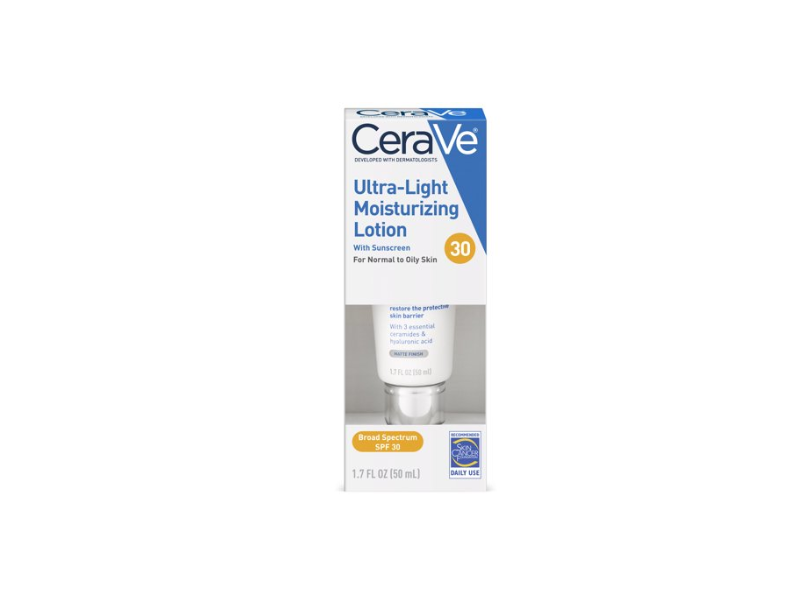 CeraVe UltraLight Moisturizing Lotion with Sunscreen, SPF 30, 1.7 fl