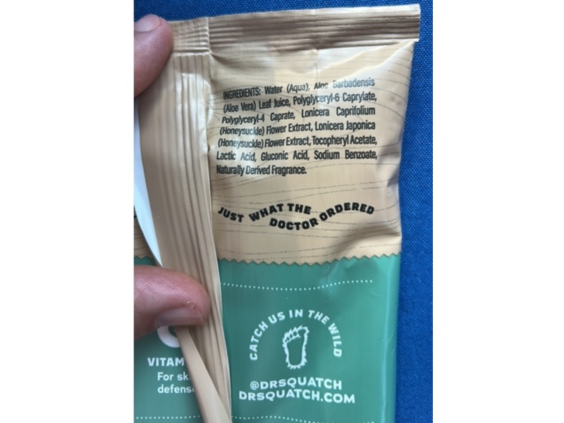 Dr.Squatch Beast Wipes, Rainforest Rapids, 20 Count, Pack Of 2