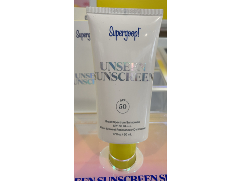 Supergoop! Unseen Sunsreen, SPF 50 PA +++, 1.7 fl oz/50 mL