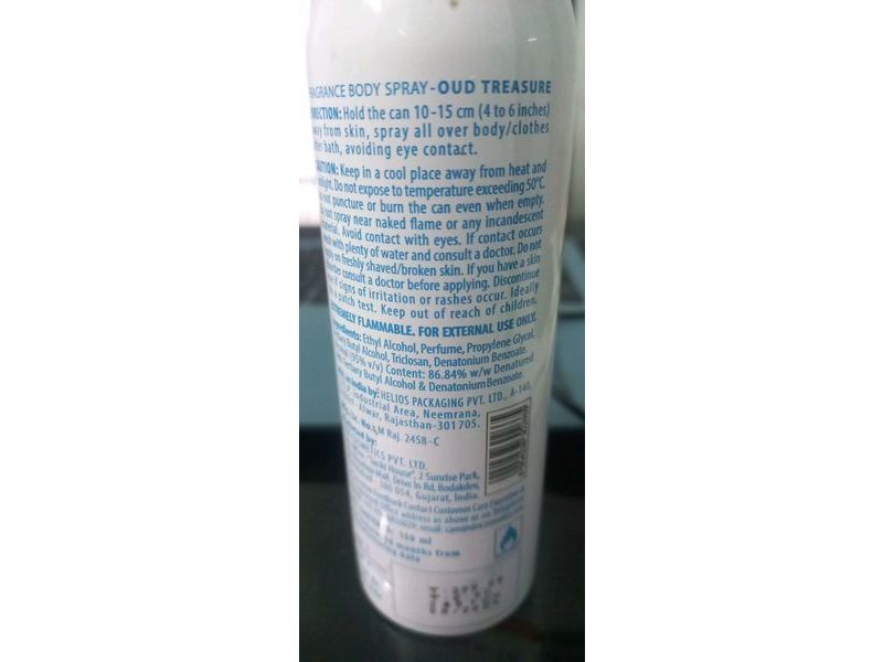 Fogg Fragrance Body Spray, Oud Treasure, 150 mL