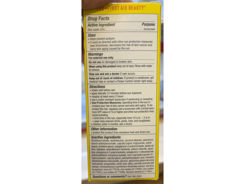 First Aid Beauty Weightless Liquid Mineral Sunscreen, SPF 30, 1.5 fl oz/44 mL