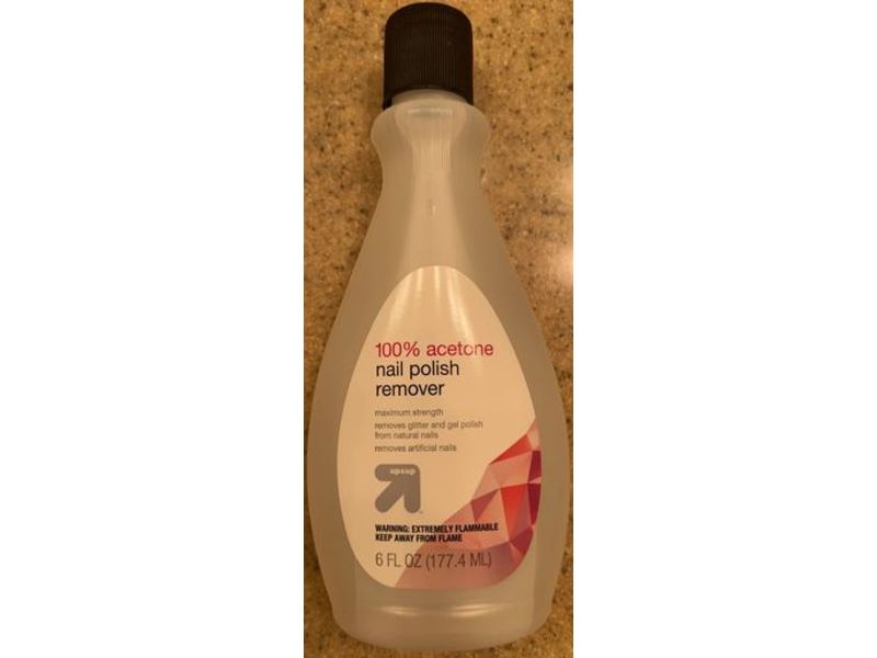 Up & Up 100% Acetone Nail Polish Remover, 6 fl oz/177.4 mL