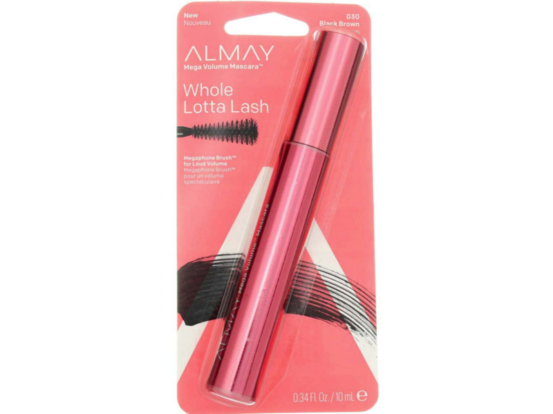 Almay Mega Volume Mascara, Whole Lotta Lash, 030 Black Brown, 0.34 fl oz / 10 mL