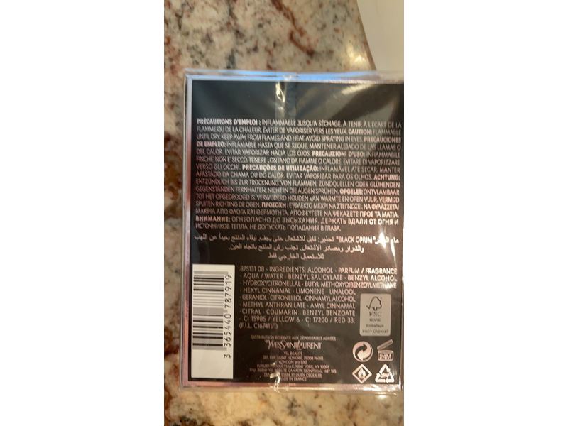 Yves Saint Laurent Black Opium Eau De Parfum, 1.6 fl oz / 50 ml