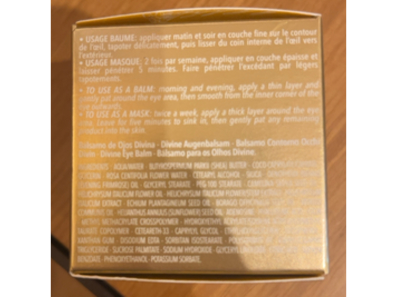 L'Occitane en Provence Immortelle Divine Eye Balm, 0.5 oz/15 mL