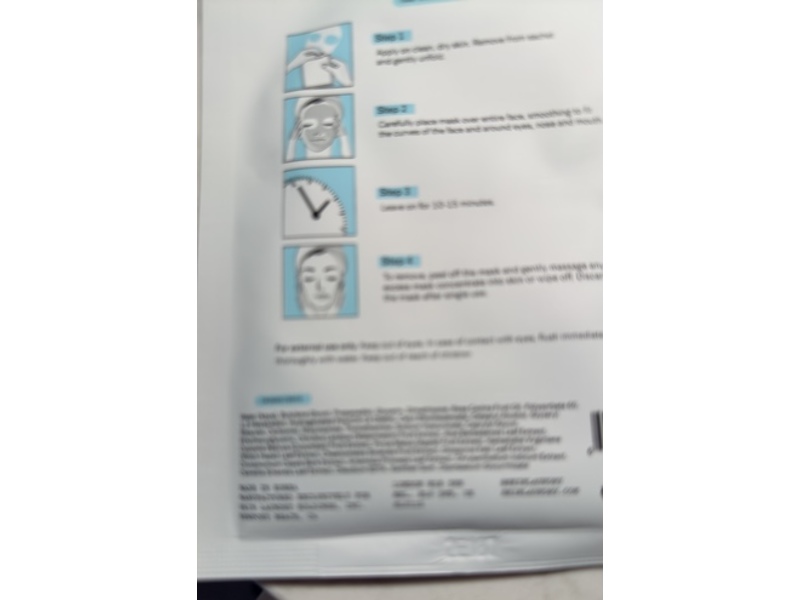 Skin Laundry Hydrating Facial Sheet Mask, Sodium Hyaluronate