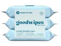 Good Wipes Actually Flushable Wipes, Fragrance Free, 150 Wipes - thumbnail 1