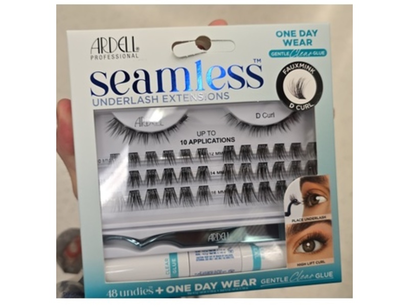 Ardell Seamless Underlash Extensions, D Curl, 48 Count