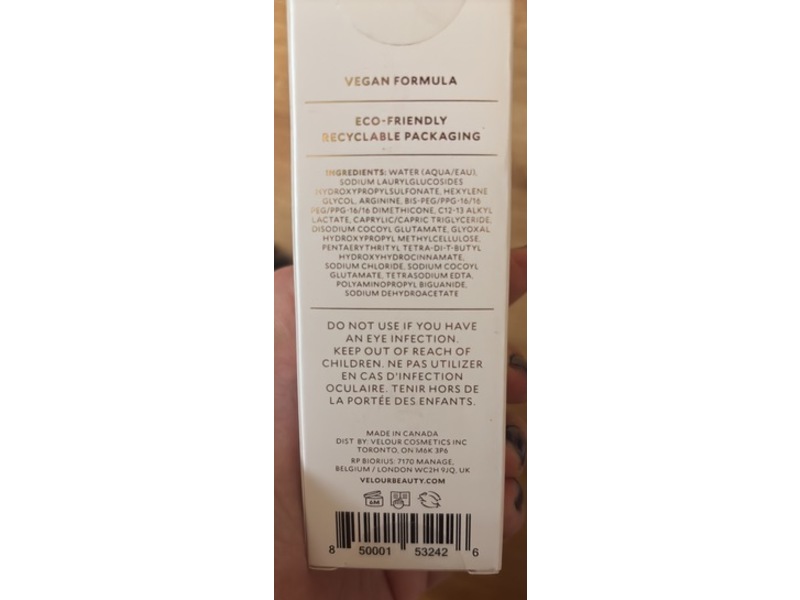 Velour Lash Clean, 4.73 fl oz/140 mL