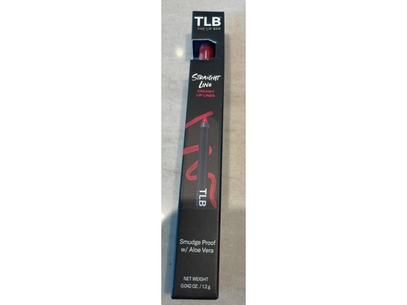 The Lip Bar Straight Line Smudge Proof Creamy Lip Liner, Straight Face, Aloe Vera, 0.042 oz/1.2 g