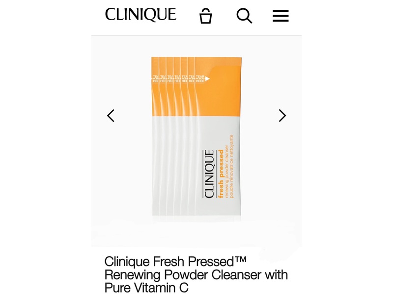 Clinique Fresh Pressed Renewing Cleanser Powder Face Wash