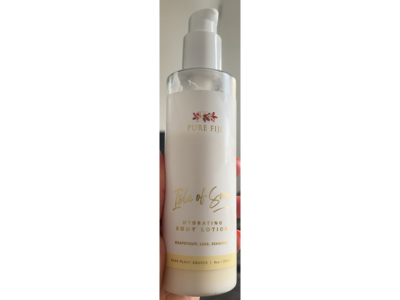 Pure Fiji Isle of Sun Hydrating Body Lotion, Grapefruit + Lime + Seaberry, 8 oz/236 mL