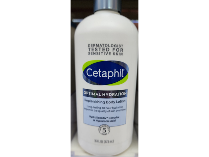 Cetaphil Replenishing Body Lotion, Optimal Hydration, 16 fl oz/473 mL