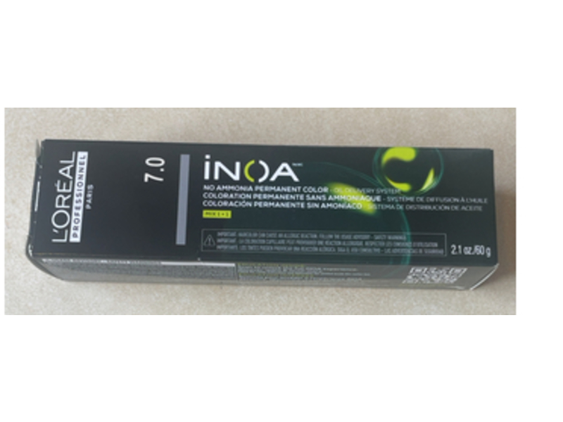 L'Oreal Professionnel Inoa Permanent Color, 7.0/7NN Blonde Natural ODS2, 2.1 oz/60 g
