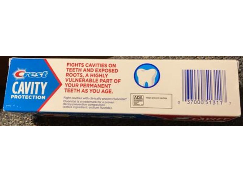 Crest Cavity Protection Toothpaste, 4.2 oz/119 g