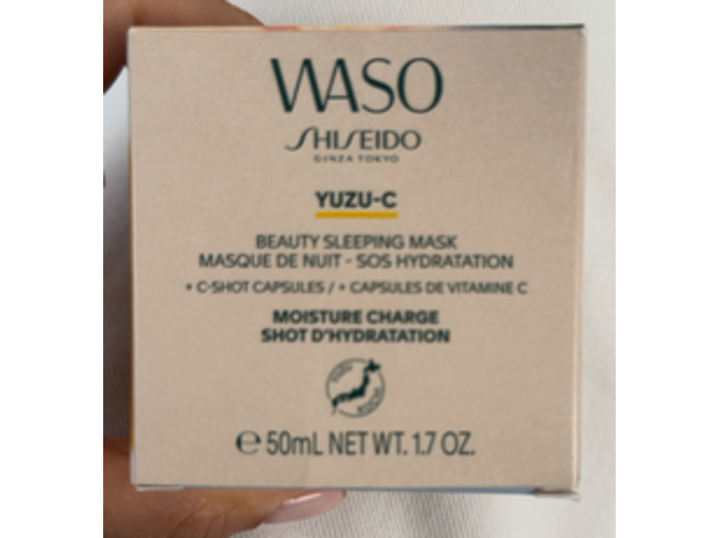 Shiseido Waso Beauty Sleeping Mask, Yuzu-C, 1.7 oz/50 mL