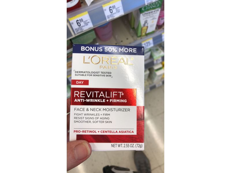 L'Oréal Paris Revitalift Anti-Wrinkle + Firming Night Cream Anti-Aging Pro Retinol, 50%, 2.55 oz.