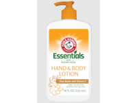 Arm & Hammer Essentials Hand & Body Lotion, Shea Butter & Vitamin E, 18 fl oz/532 mL - thumbnail 1
