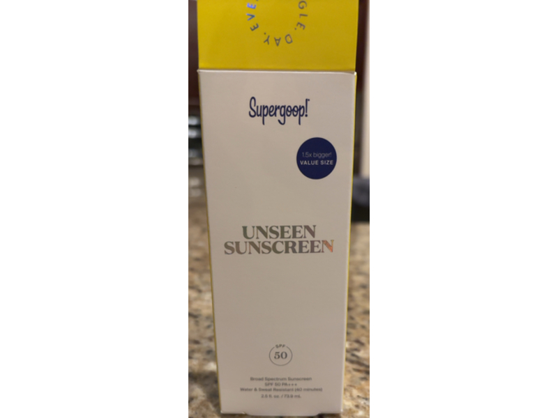 Supergoop! Unseen Sunscreen, SPF 50, 2.5 fl oz/73.9 mL
