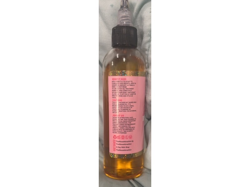 The Mane Attraction Stimulating Hair Growth Oil, 4 oz/120 mL
