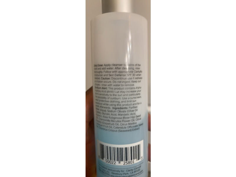 Clarity Rx 10 % Glycolic Cleanser, 6 fl oz/180 mL