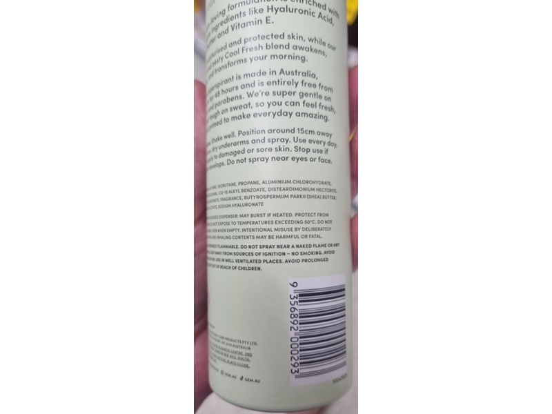 Gem Skin-Loving Deodorant, Cool Fresh, 127 g