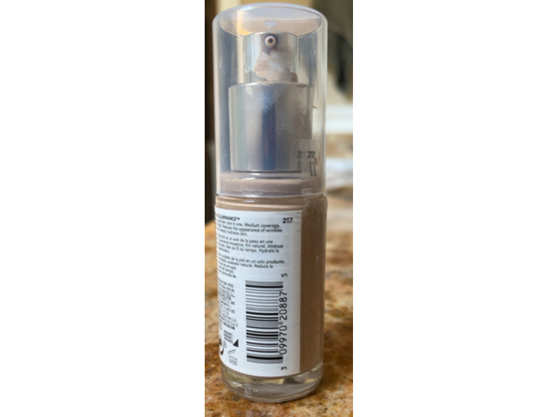 Revlon Illuminance Skin-Caring Liquid Foundation, 217 Beige, 1 fl oz/30 mL