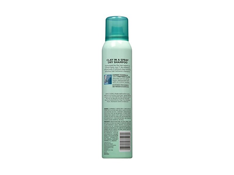 L'Oreal Paris Hair Care Expert Extraordinary Clay Dry Shampoo, 4 Fluid Ounce