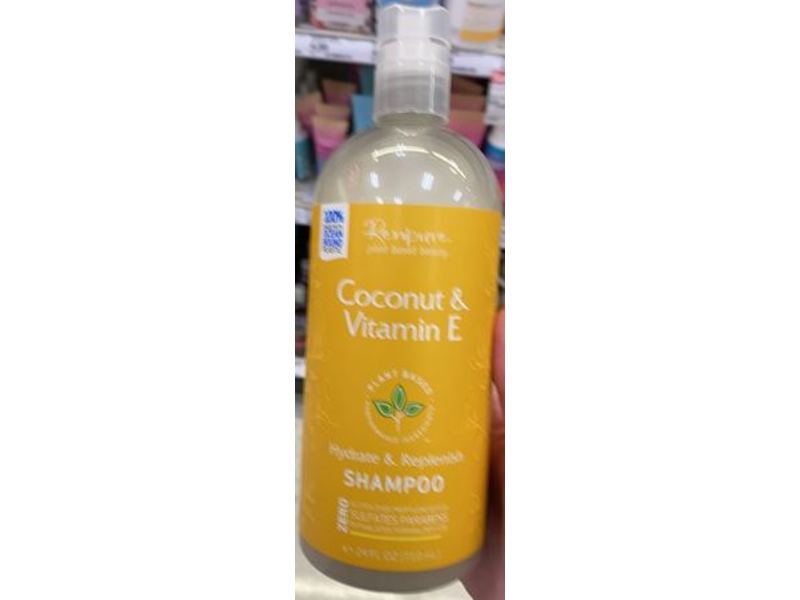 Renpure Hydrate & Replenish Shampoo, Coconut & Vitamin E, 24 fl oz/708 mL