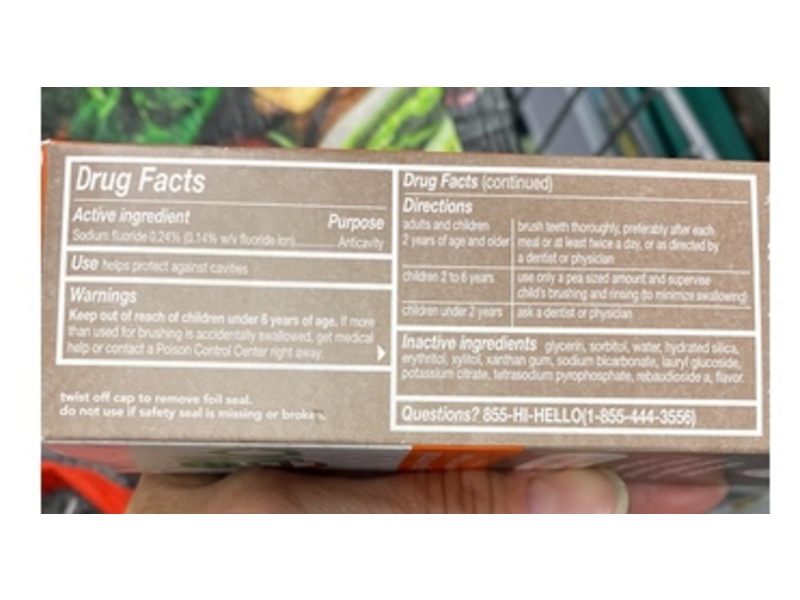 Hello Magical Mermaid Fluoride Toothpaste, Orange Dreamside, 4.2 oz/119 g , Pack Of 3