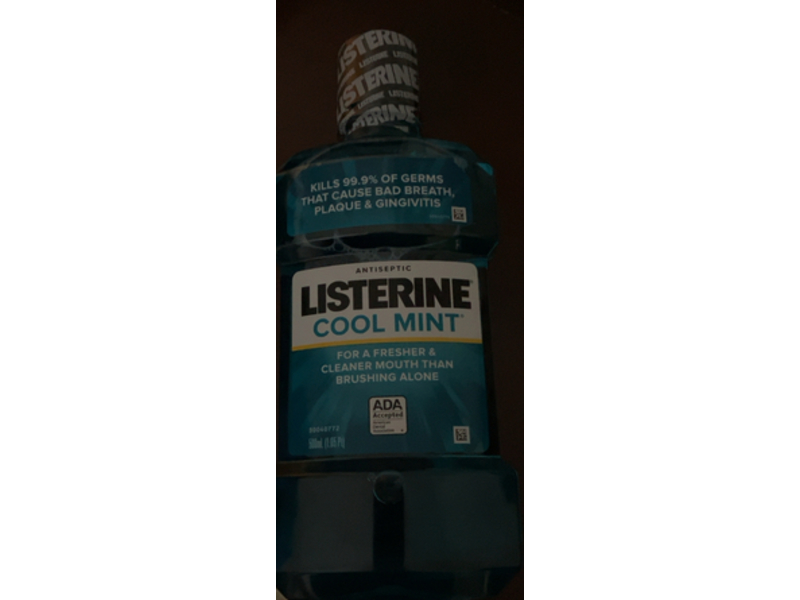 Listerine Antiseptic Mouthwash, Cool Mint, 500 mL