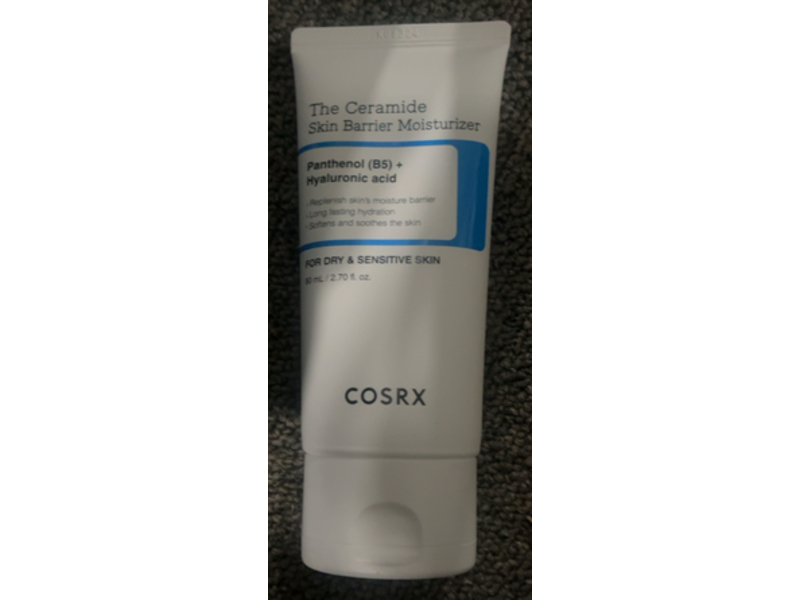 Cosrx The Ceramide Skin Barrier Moisturizer, Panthenol (B5) + Hyaluronic Acid, 2.70 oz/80 mL