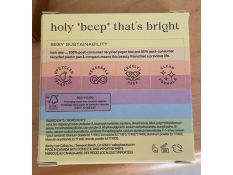 Caliray Hi! Light Beach Gleamy Hybrid- Feels Highlighter, Moonlight Beach, 0.18 oz/5.3 g