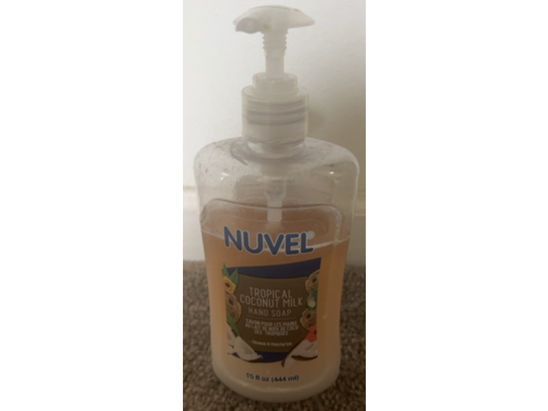 Nuvel Tropical Coconut Milk Hand Soap,15 fl oz/444 mL