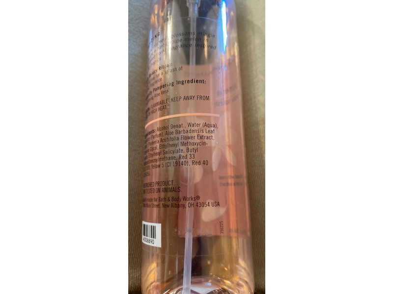 Bath & Body Works Body Splash, Plumeria, 8 fl oz/236 mL