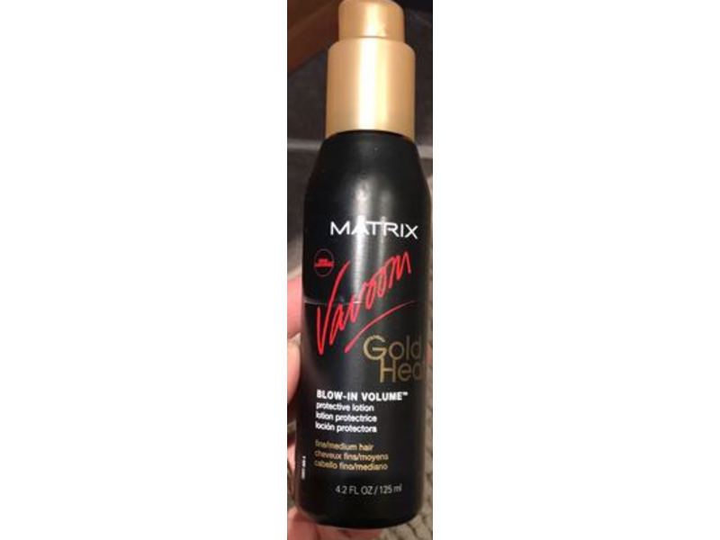 Matrix Vavoom Gold Heat Blow-In Volume Protective Lotion, 4.2 fl oz/125 mL