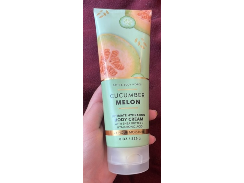 Bath & Body Works Body Cream, Cucumber Melon, 8 oz/ 226 g, Pack Of 2