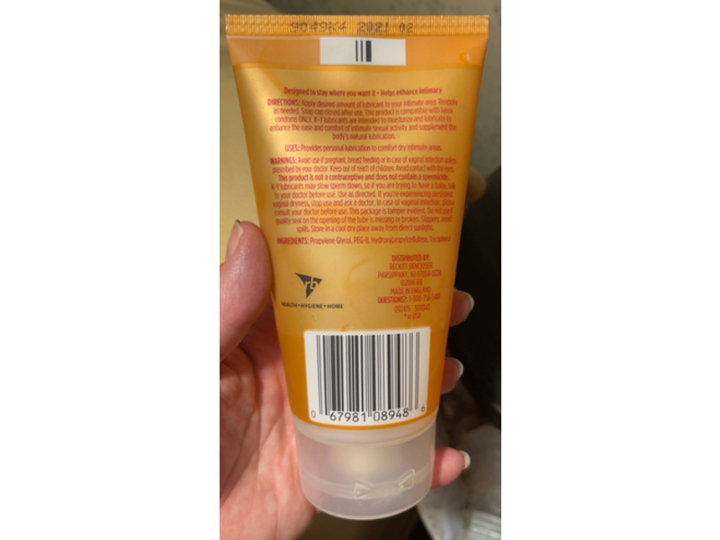 K-Y Warming Jelly Personal Lubricant, 5 oz/142 g